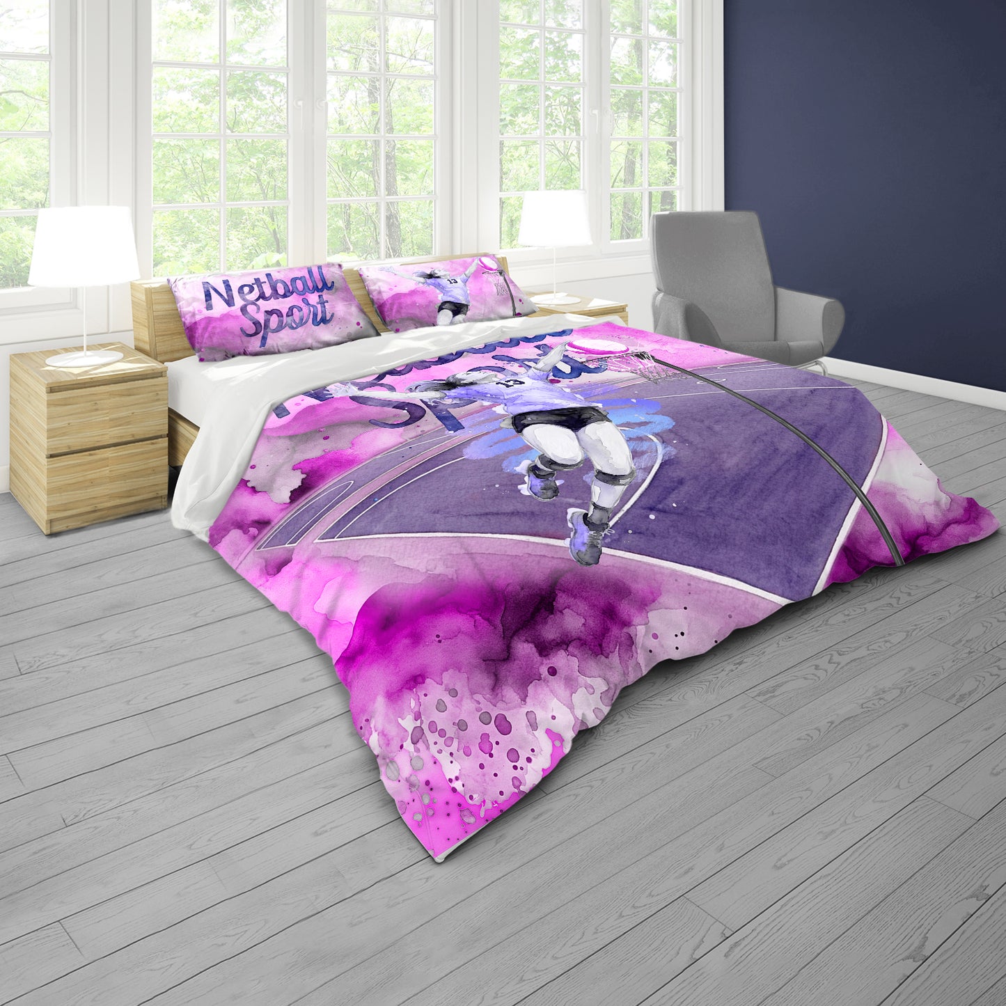 Next Level Netball Duvet Cover Set