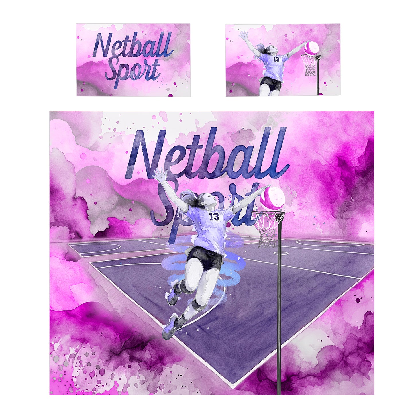 Next Level Netball Duvet Cover Set