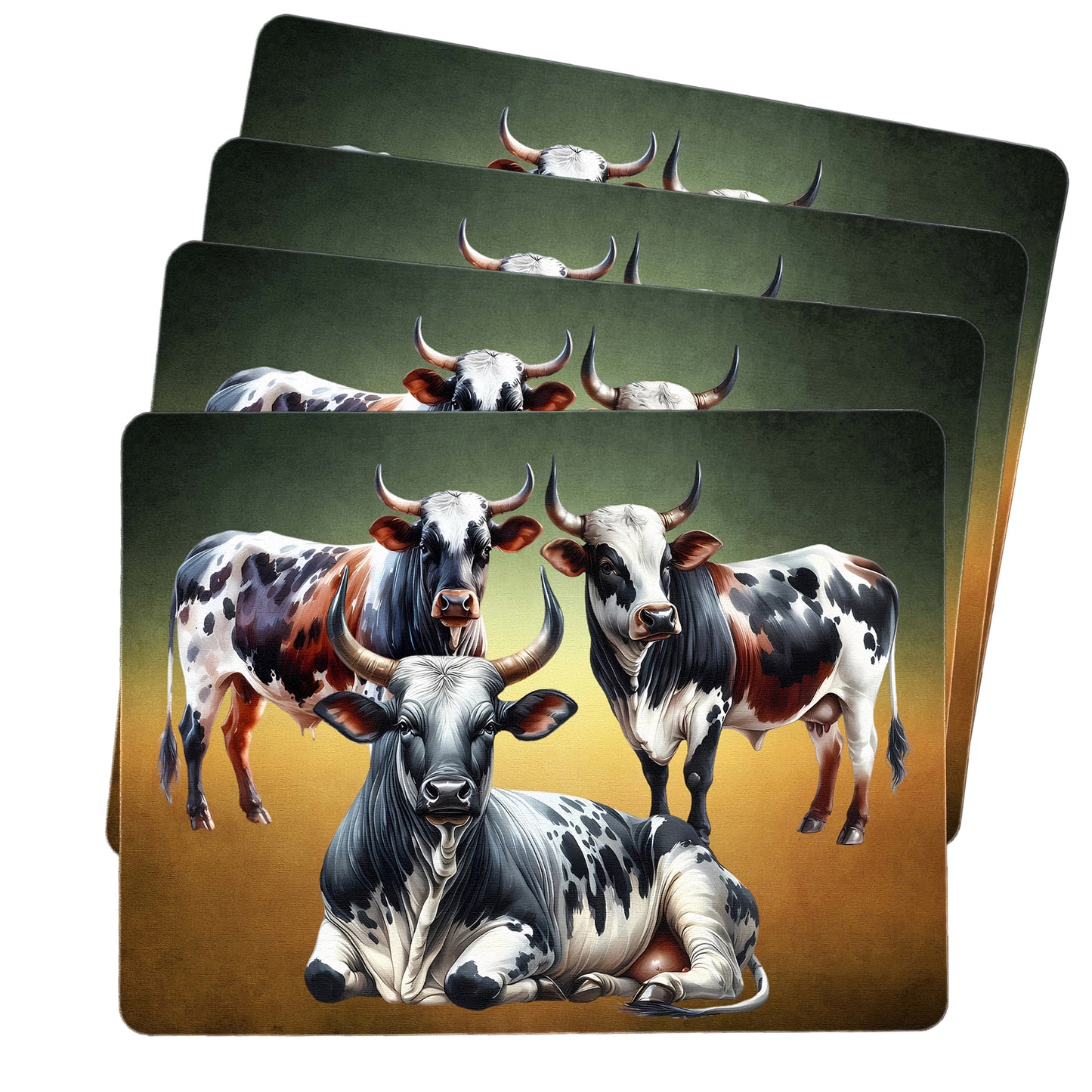 Nguni Essence Placemats by Mark van Vuuren