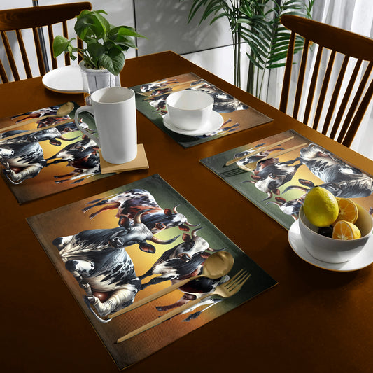 Nguni Essence Placemats by Mark van Vuuren
