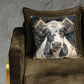 Nguni Grunge Black Luxury Scatter by Mark van Vuuren
