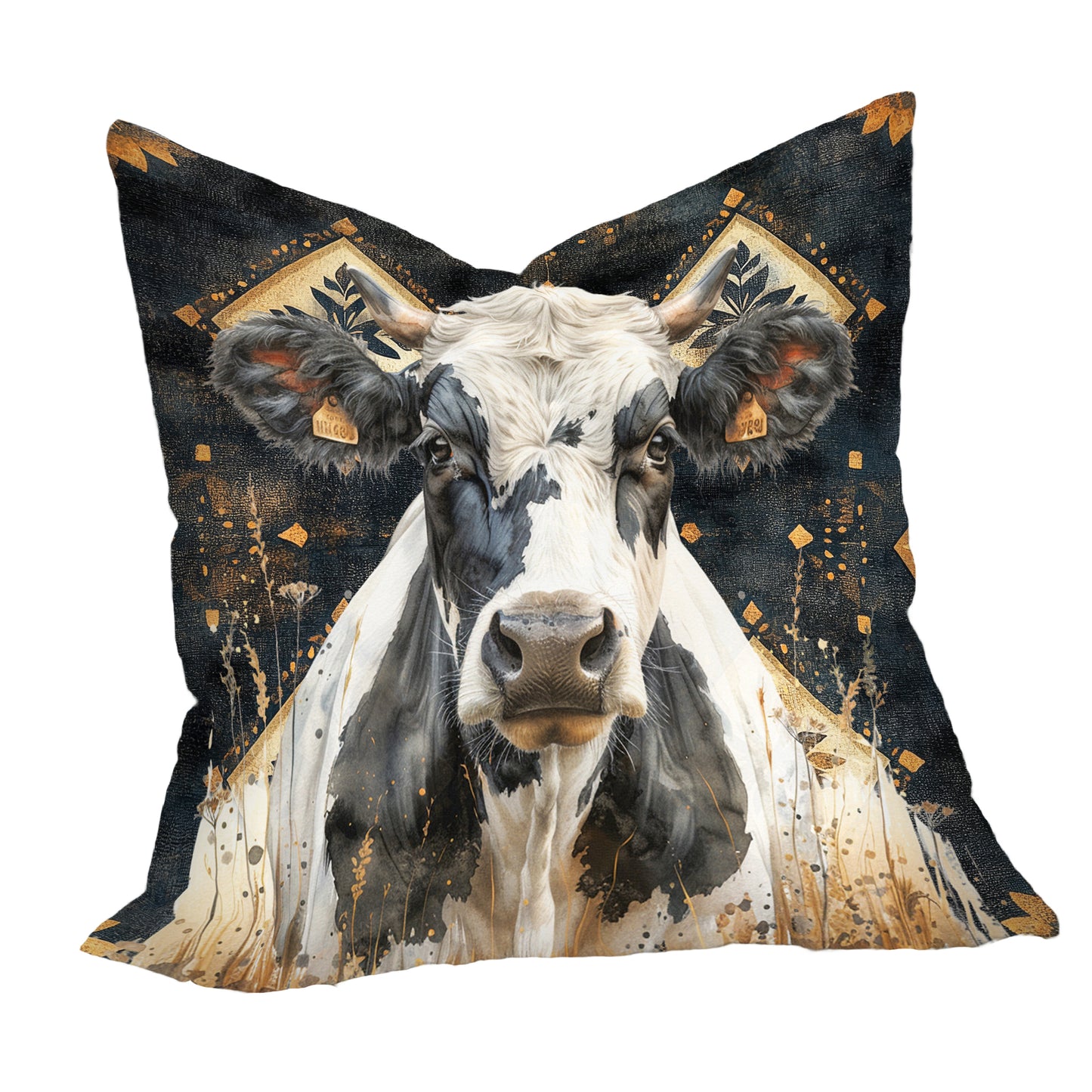 Nguni Grunge Black Luxury Scatter by Mark van Vuuren