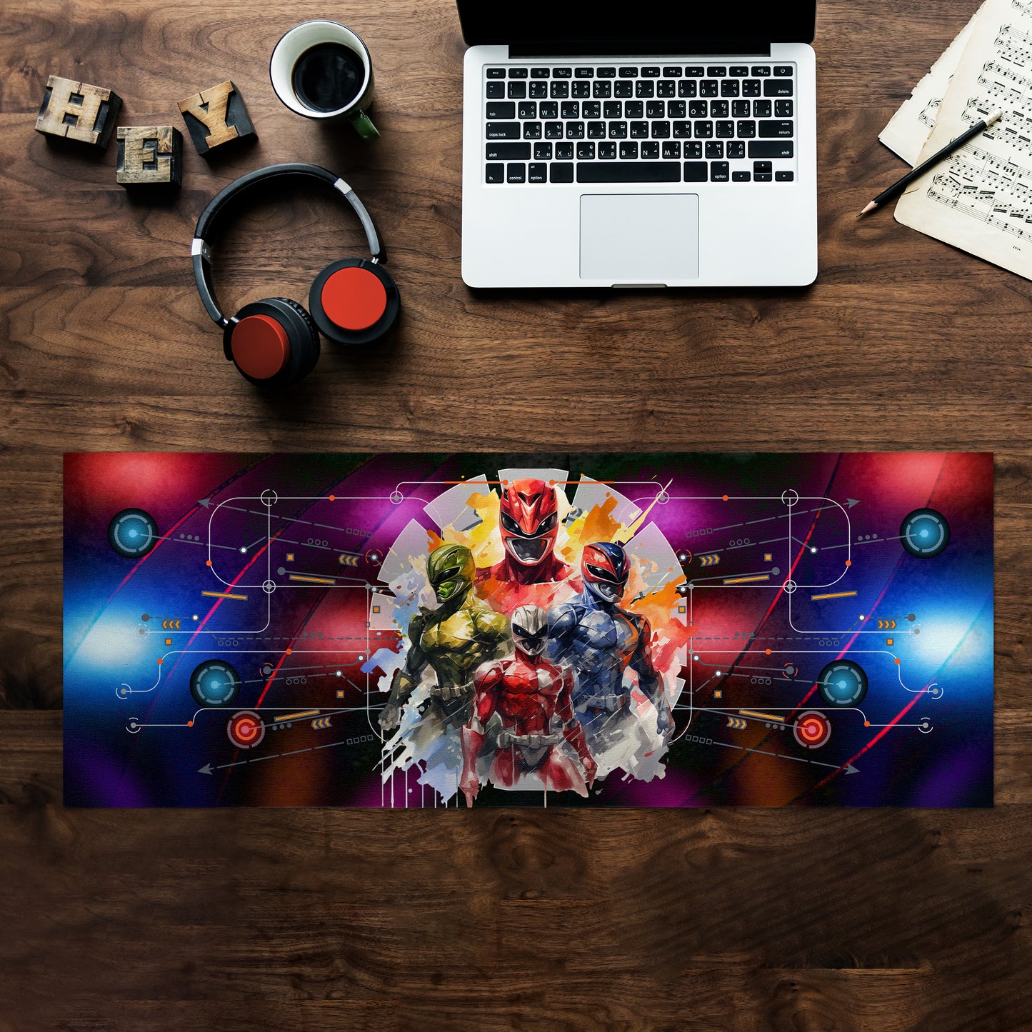 Ninja Storm Force Desk Pad