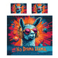 No Drama Lama Duvet Cover Set by Wikus Schalkwyk