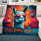 No Drama Lama Light Weight Fleece Blanket by Wikus Schalkwyk