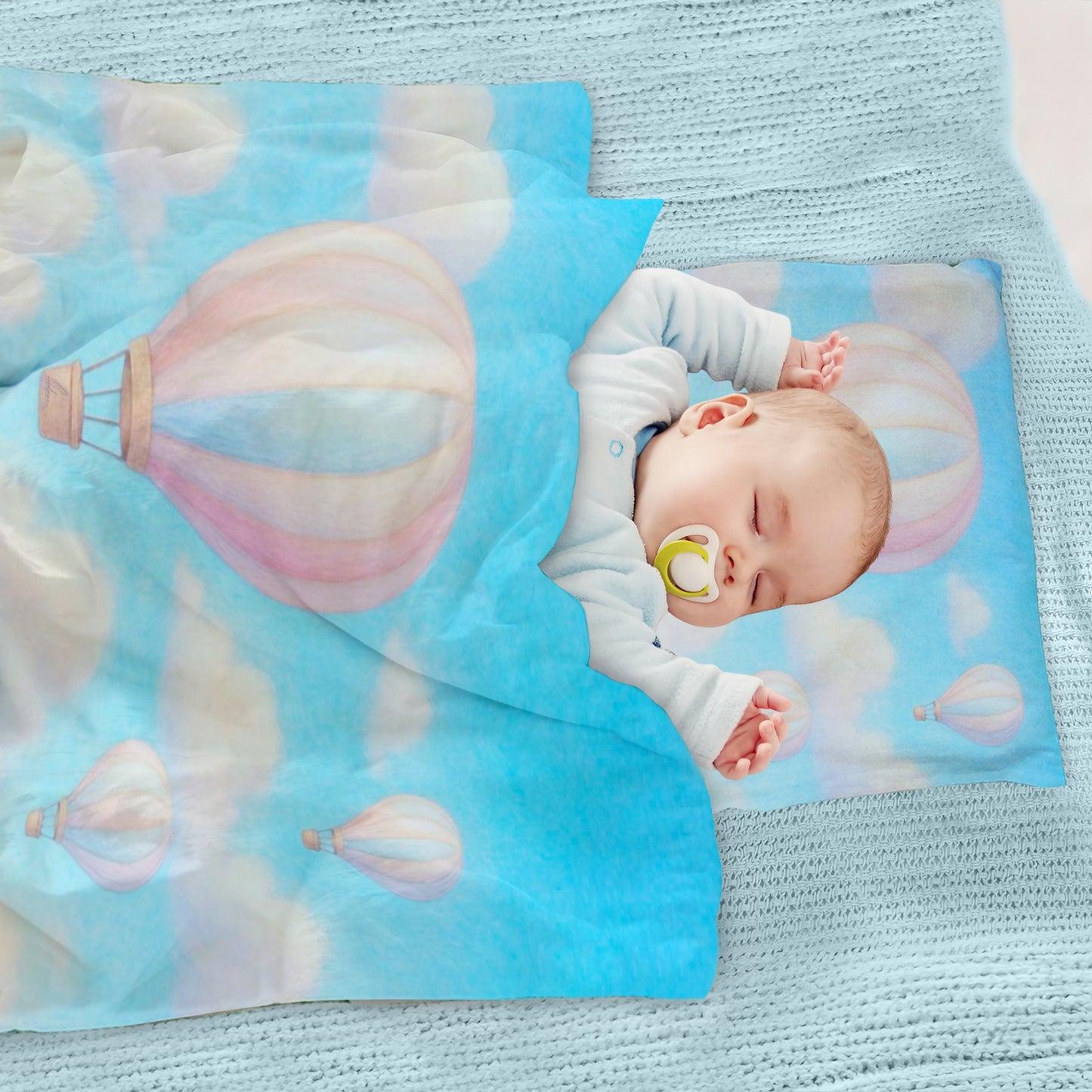 Nursery Clouds Cot Set by Nathan Pieterse