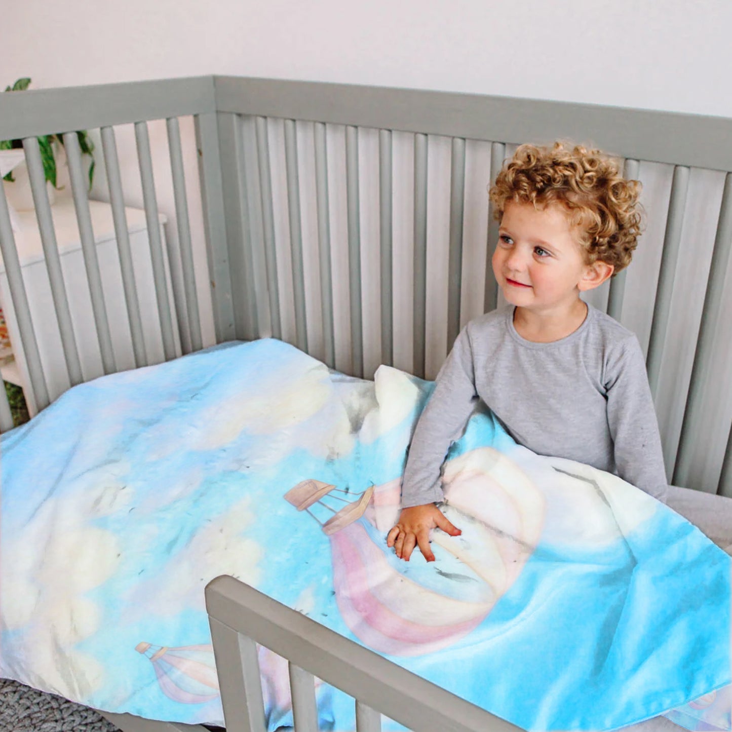 Nursery Clouds Cot Set by Nathan Pieterse