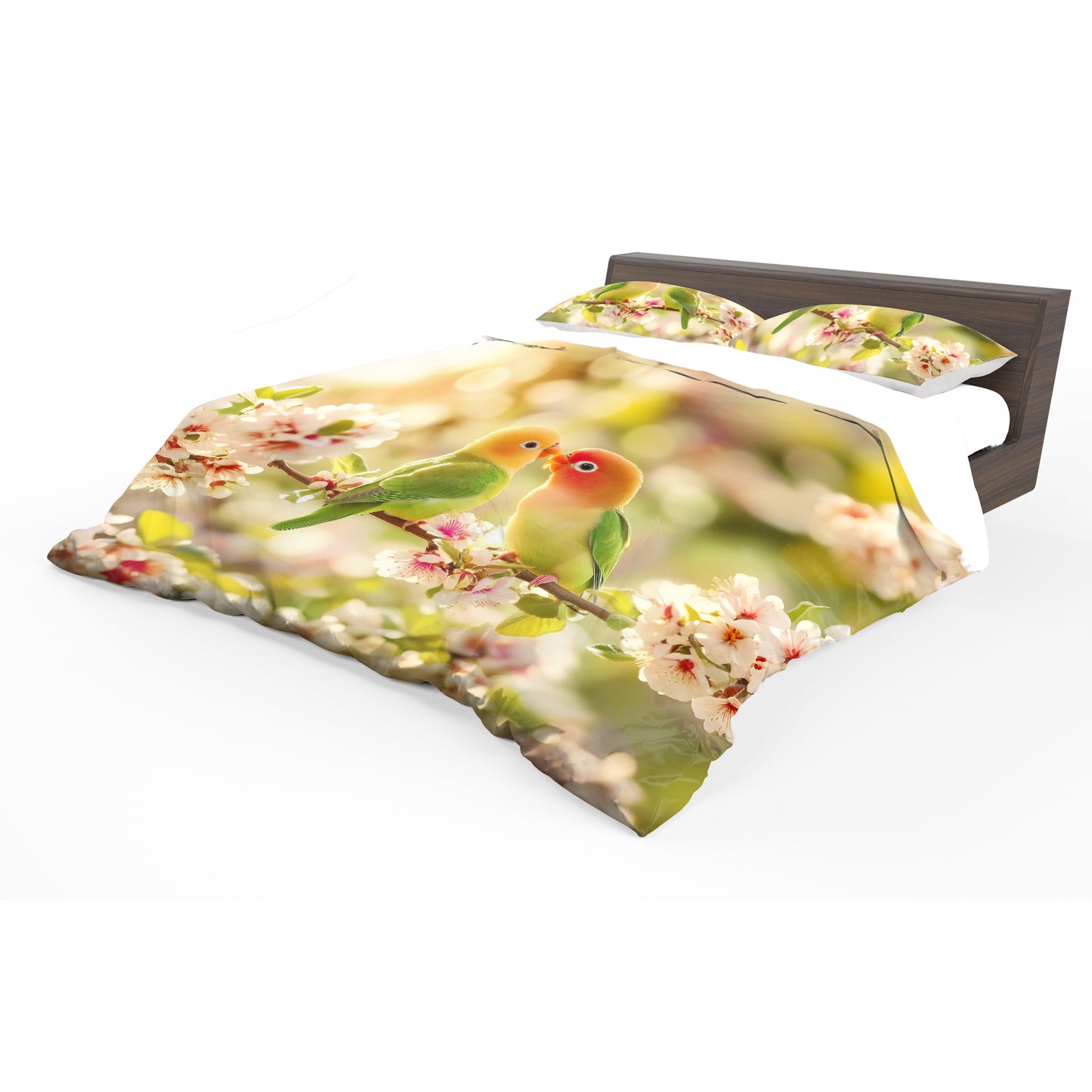 Nyasa Lovebirds Duvet Cover Set