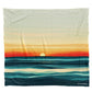 Ocean Sunset Light Weight Fleece Blanket by Wikus Schalkwyk