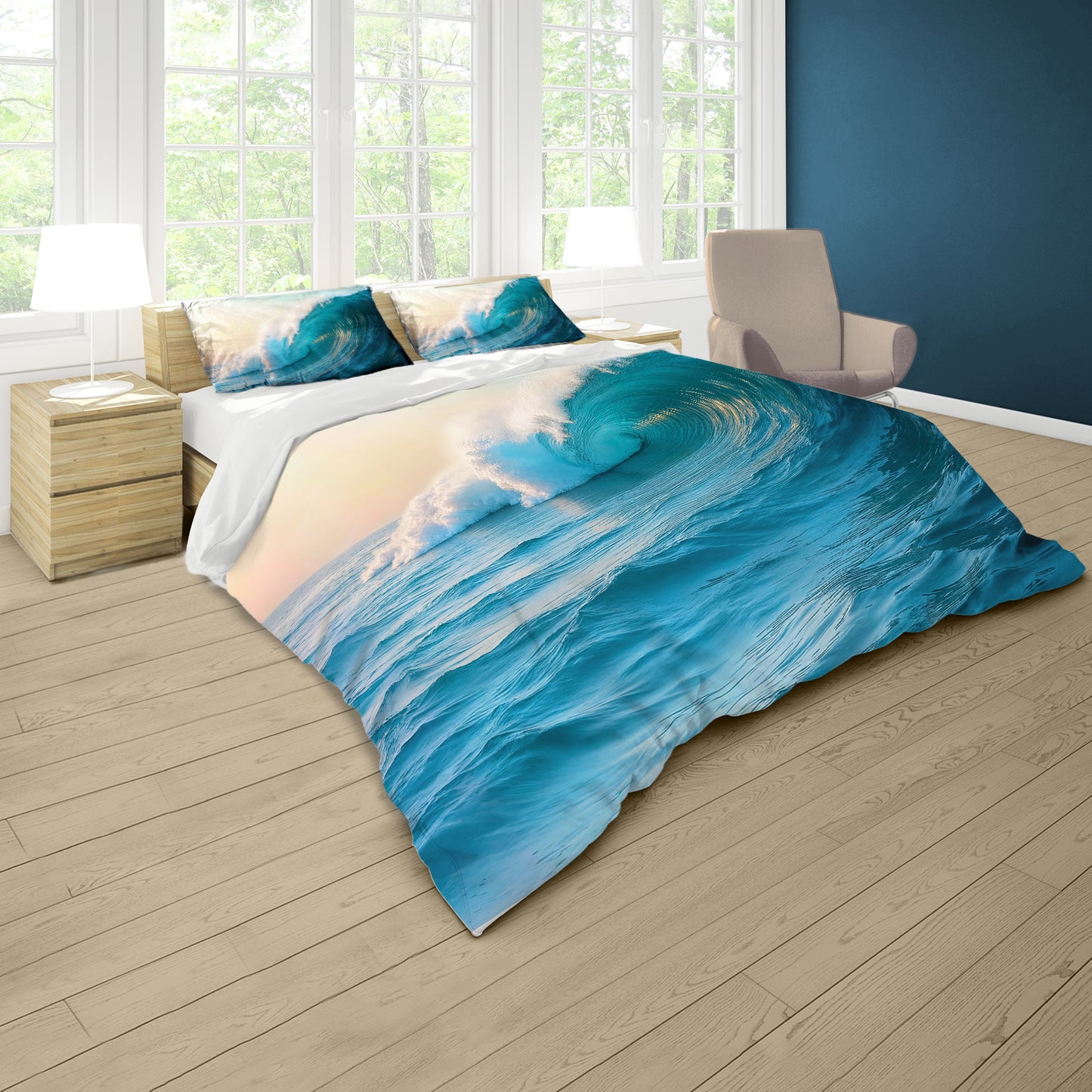 Ocean Harmony Duvet Cover Set