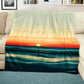 Ocean Sunset Light Weight Fleece Blanket by Wikus Schalkwyk