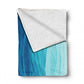 Oceanic Blues Light Weight Fleece Blanket by Wikus Schalkwyk