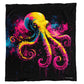 Octopus Light Weight Fleece Blanket by Wikus Schalkwyk
