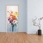 Oil Painted Colourfull Floral Door Decoupage