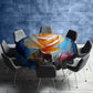 Oil Painting Peach Floral Round Tablecloth