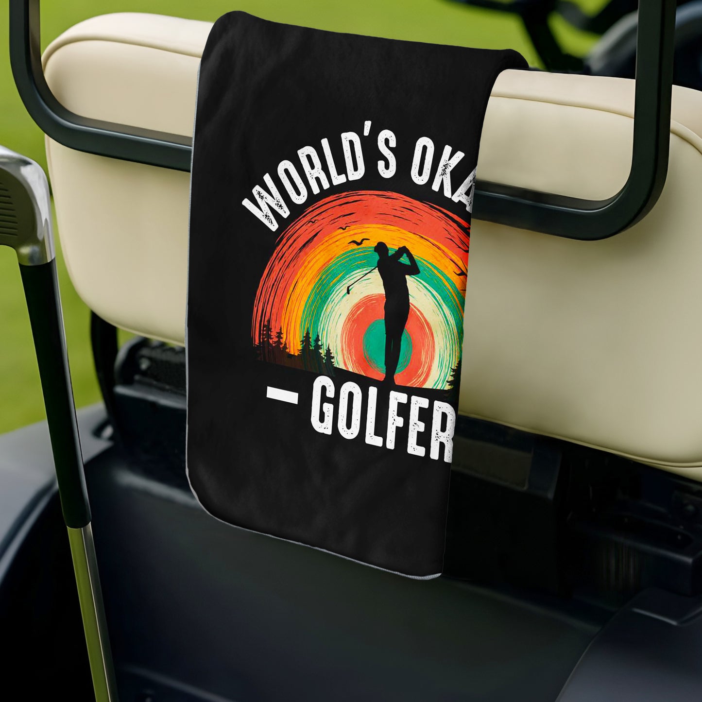 Okayest Golfer Golf Towel Set of 2