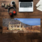 Old Building on Coast Desk Pad by Fanie Heymans