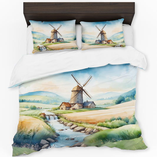 Old Mill Morning Duvet Cover Set