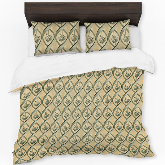 Olive Branch Duvet Cover Set