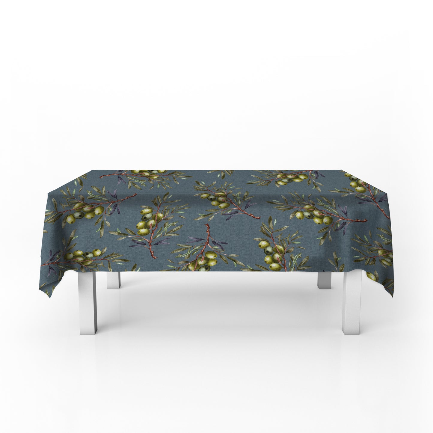 Olives On Grey Rectangle Tablecloth by Mark van Vuuren