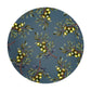 Olives On Grey Round Tablecloth by Mark van Vuuren