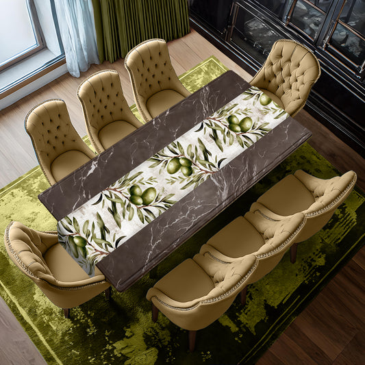 Olives Table Runner by Mark van Vuuren