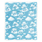 On A Happy Cloud Baby Fleece Blanket