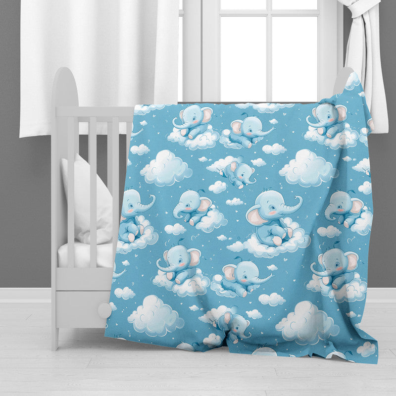 On A Happy Cloud Minky Blanket