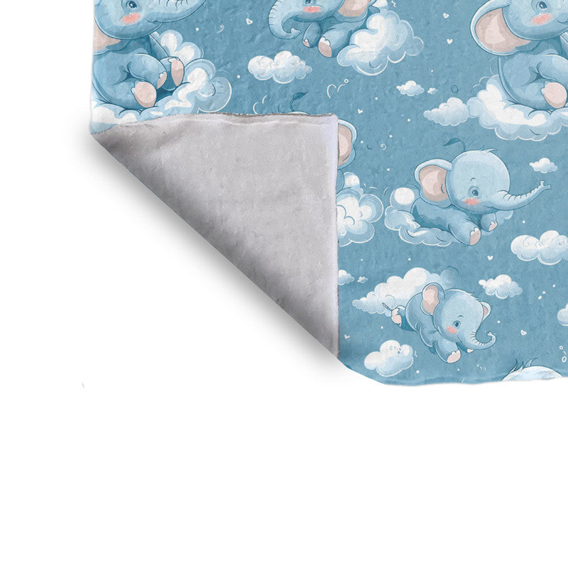 On A Happy Cloud Minky Blanket