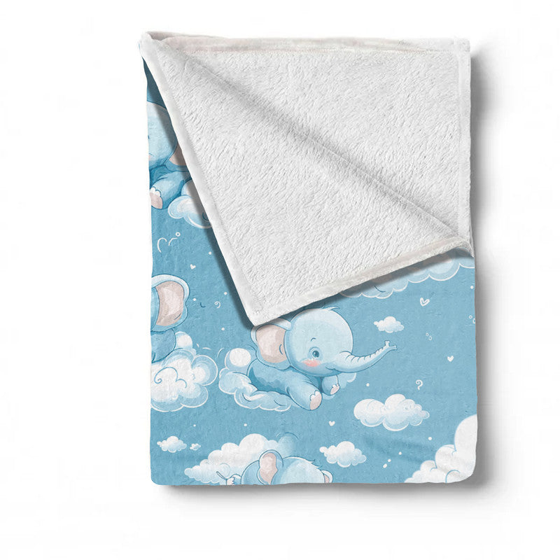 On A Happy Cloud Minky Blanket