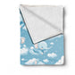 On A Happy Cloud Baby Fleece Blanket