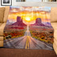 Open Road Light Weight Fleece Blanket