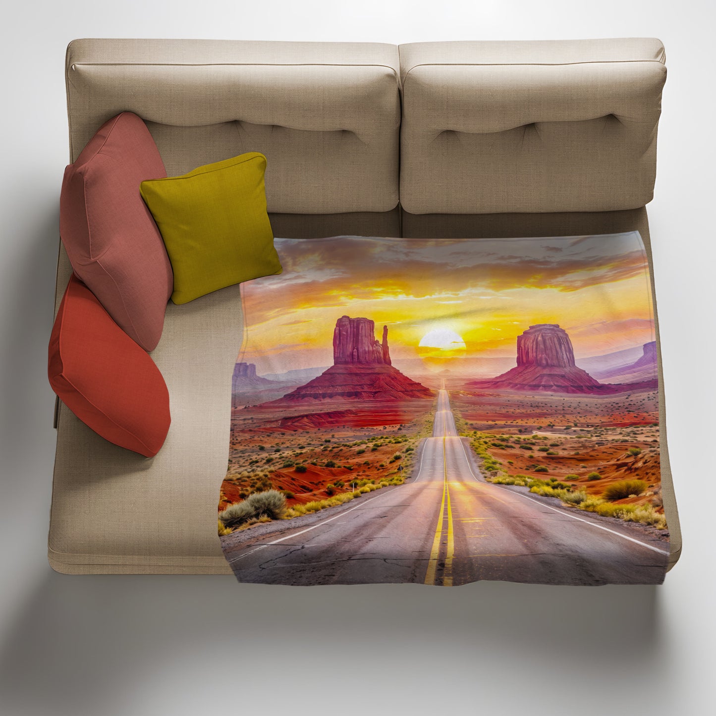 Open Road Light Weight Fleece Blanket