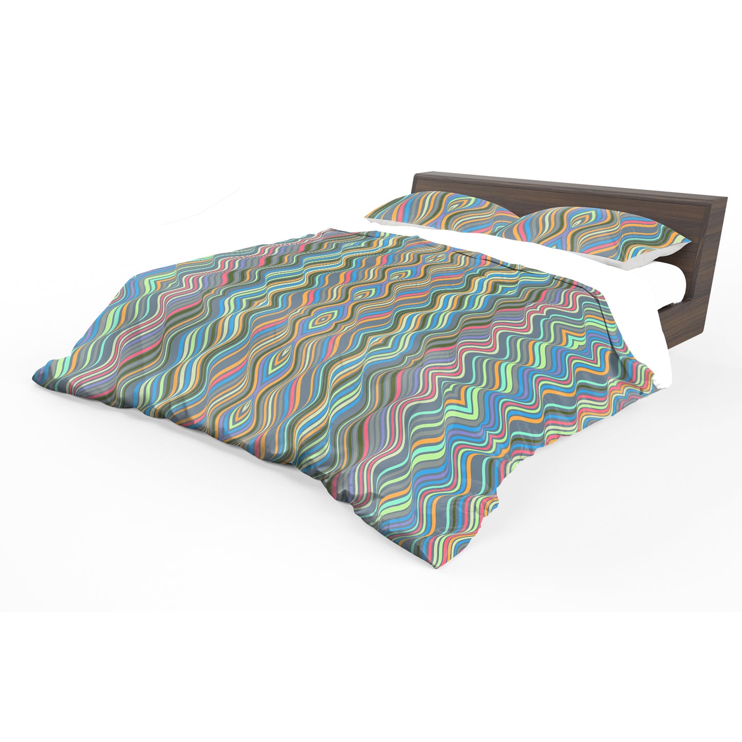 Optical Wave Duvet Cover Set