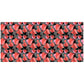Orange Abstract Petals 3m Rectangle Tablecloth