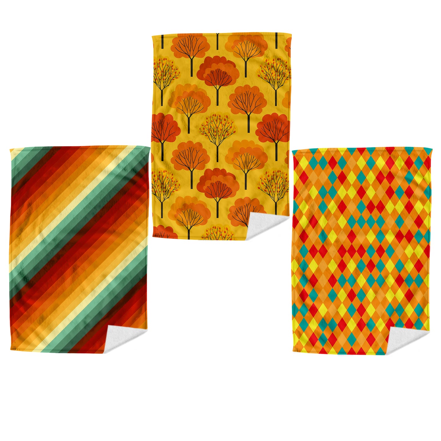 Orange Dish Cloth (Set of 3)