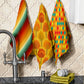 Orange Dish Cloth (Set of 3)