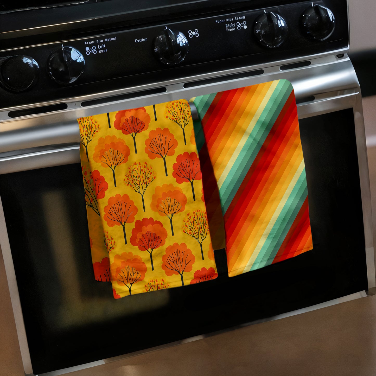 Orange Dish Cloth (Set of 3)