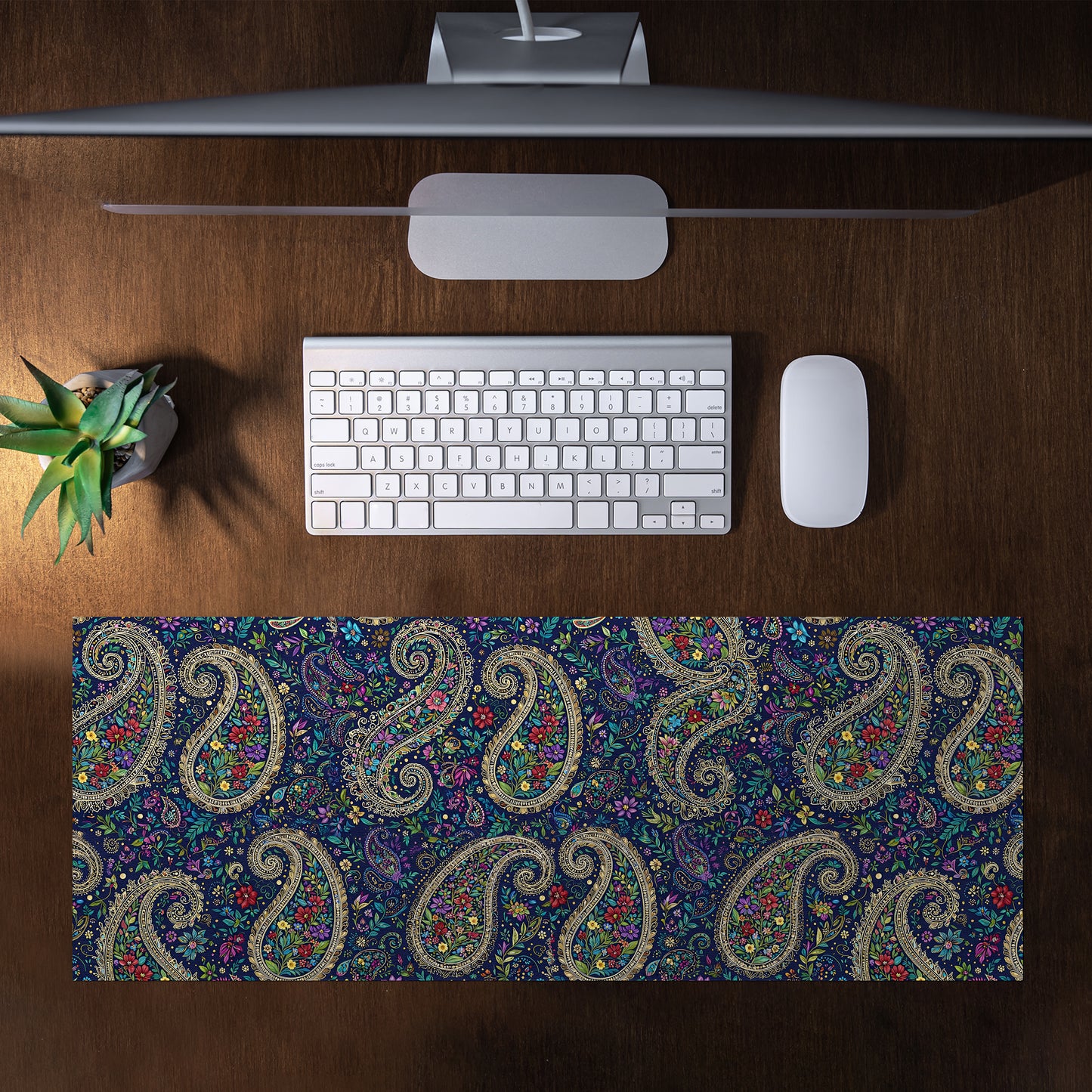 Orange Monochrome Desk Pad