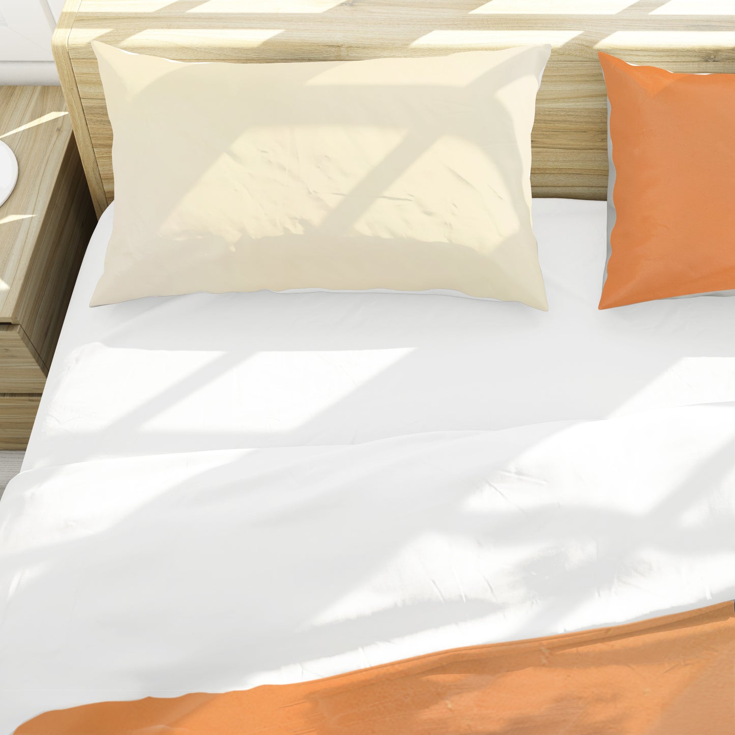 Orange & Beige Duvet Cover Set
