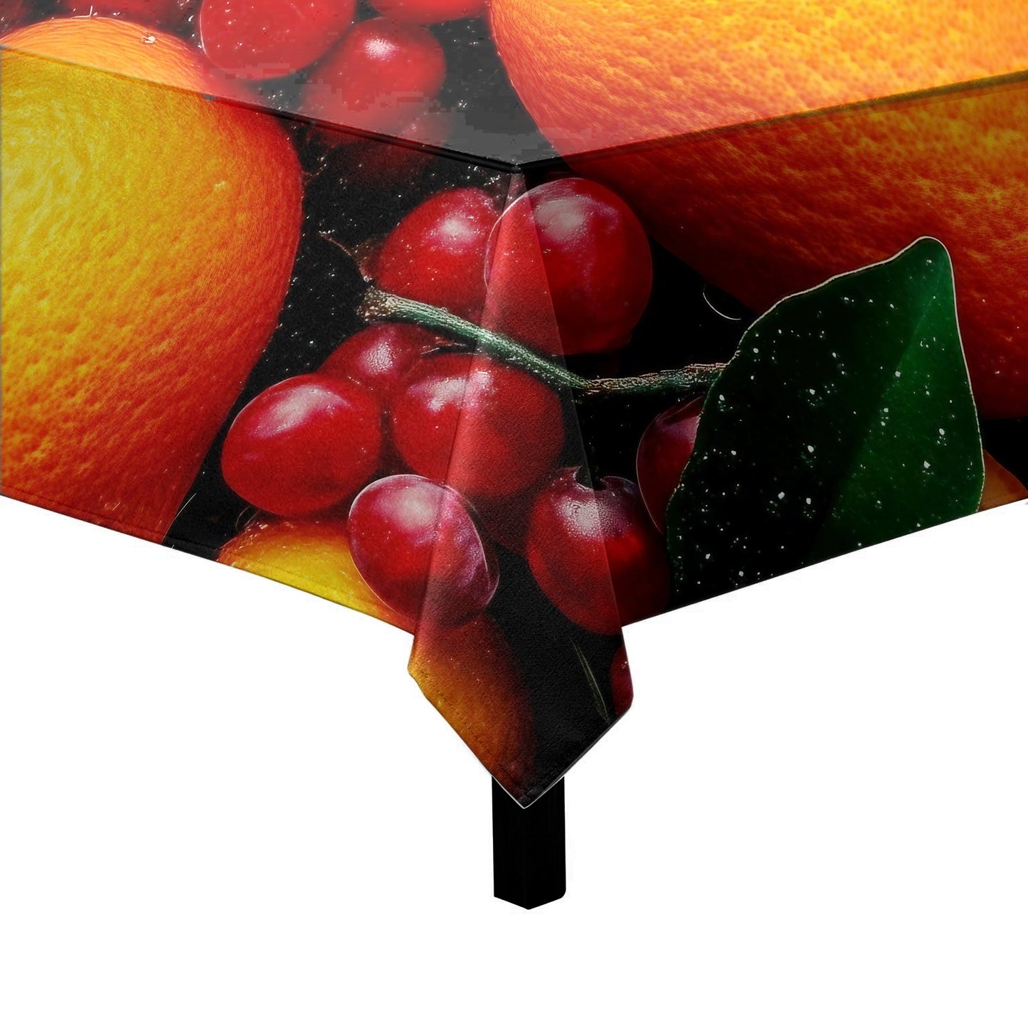 Orange & Grapes Square Tablecloth