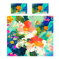 Orange & White Colour Cascade Duvet Cover Set