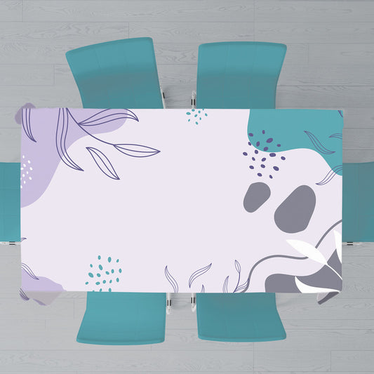 Organic Purple Minimalist Paterns Rectangle Tablecloth