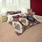 Ornamental Stripe Damask Duvet Cover Set
