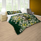 Oryx and Daffodil Dark Botanical Duvet Cover Set