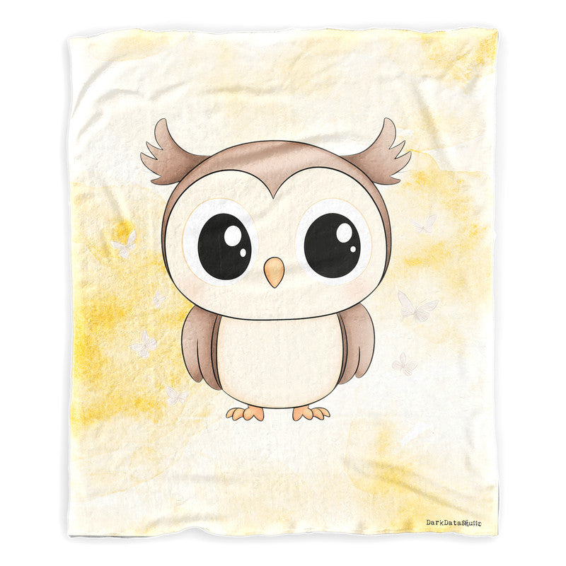 Owl Minky Blanket by Wikus Schalkwyk