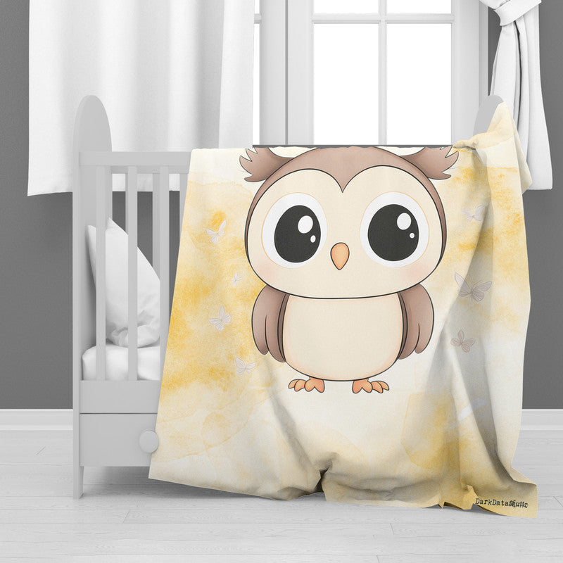 Owl Minky Blanket by Wikus Schalkwyk