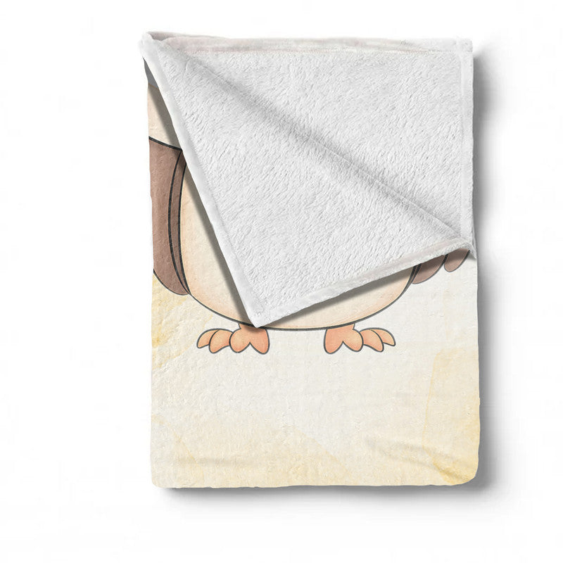 Owl Minky Blanket by Wikus Schalkwyk