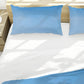 Painted Blue Daisies Duvet Cover Set