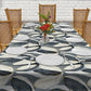 Painted Grey & White Tulips 3m Rectangle Tablecloth